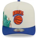 cepice-zaoblena-modra-snapback-9fifty-a-frame-precurved-hardwood-classics-new-york-knicks-nba-new-era
