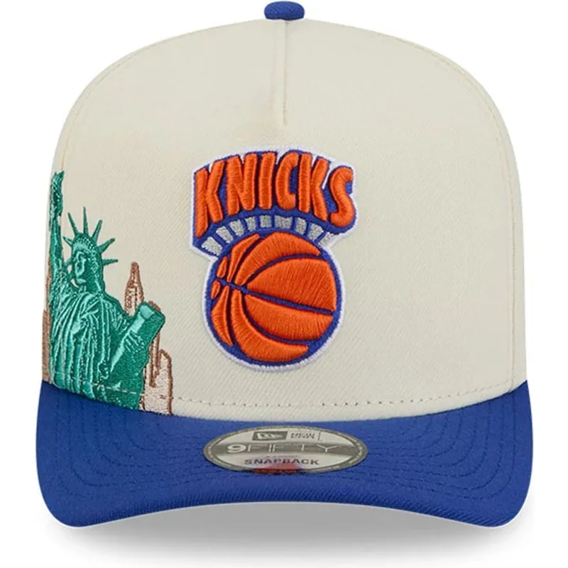 cepice-zaoblena-modra-snapback-9fifty-a-frame-precurved-hardwood-classics-new-york-knicks-nba-new-era