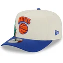 cepice-zaoblena-modra-snapback-9fifty-a-frame-precurved-hardwood-classics-new-york-knicks-nba-new-era