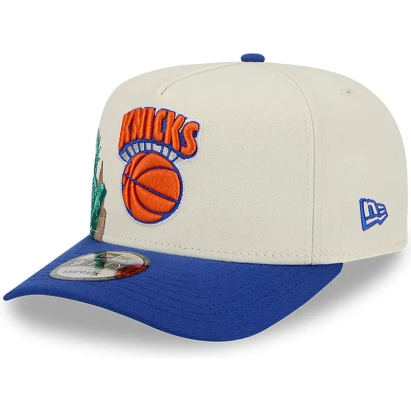 cepice-zaoblena-modra-snapback-9fifty-a-frame-precurved-hardwood-classics-new-york-knicks-nba-new-era