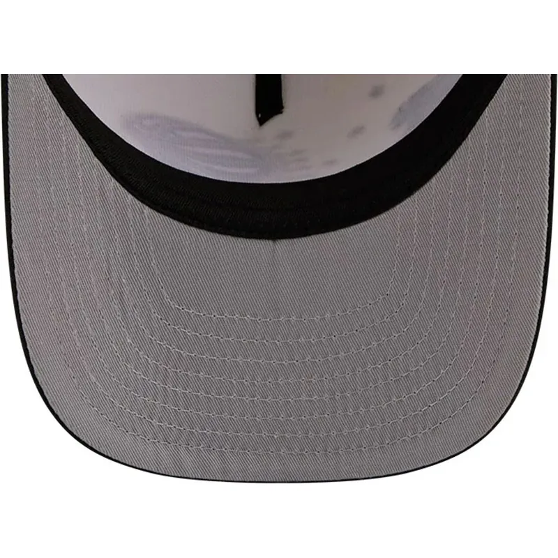 beige-und-schwarze-gebogene-snapback-kappe-9fifty-a-frame-precurved-hardwood-classics-von-orlando-magic-nba-von-new-era