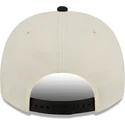 beige-och-svart-bojd-snapback-keps-9fifty-a-frame-precurved-hardwood-classics-fran-washington-wizards-nba-fran-new-era