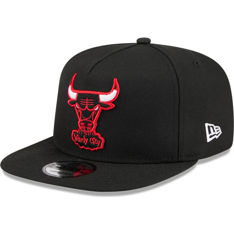 chicago-bulls-nba-new-era-9fifty-a-frame-hardwood-classics-svart-snapback-flat-keps