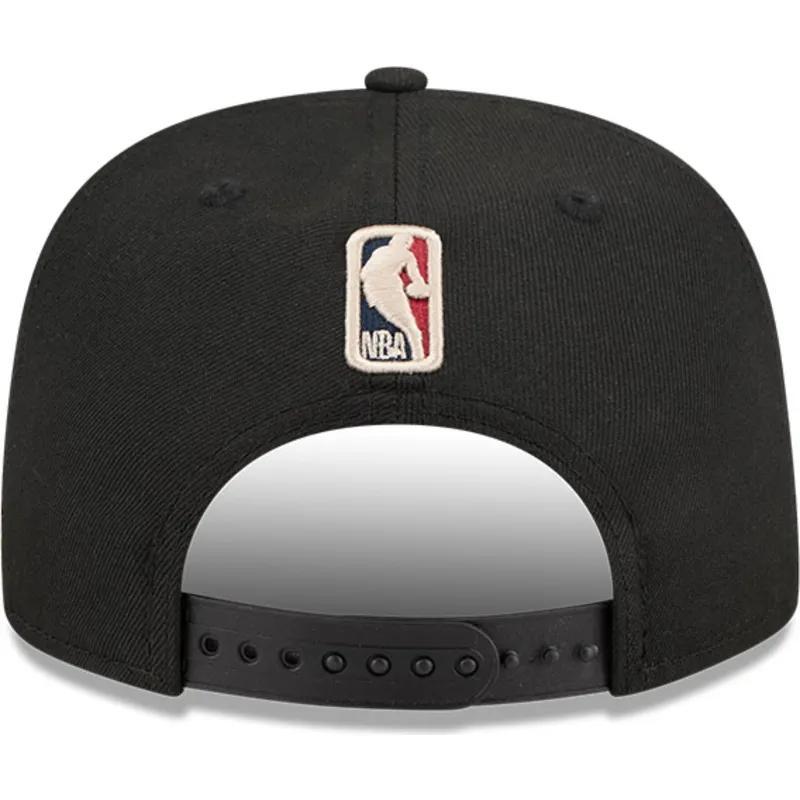 svart-platt-snapback-keps-9fifty-a-frame-hardwood-classics-fran-chicago-bulls-nba-av-new-era