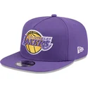 violette-flache-snapback-kappe-9fifty-a-frame-hardwood-classics-der-los-angeles-lakers-nba-von-new-era