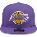 violette-flache-snapback-kappe-9fifty-a-frame-hardwood-classics-der-los-angeles-lakers-nba-von-new-era