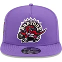 violett-platt-snapbackkeps-9fifty-a-frame-hardwood-classics-toronto-raptors-nba-fran-new-era