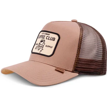 Cap zaoblená brown snapback Djinns
