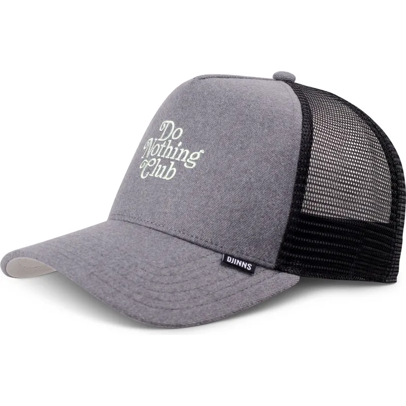 trucker-cap-grau-do-nothing-club-hft-dnc-wooly-von-djinns