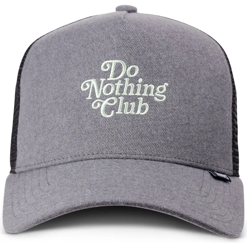 trucker-cap-grau-do-nothing-club-hft-dnc-wooly-von-djinns