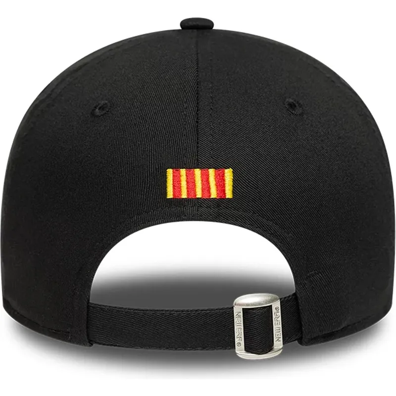 cap-zaoblena-black-snapback-9forty-ajustable-fc-barcelona-laliga-new-era