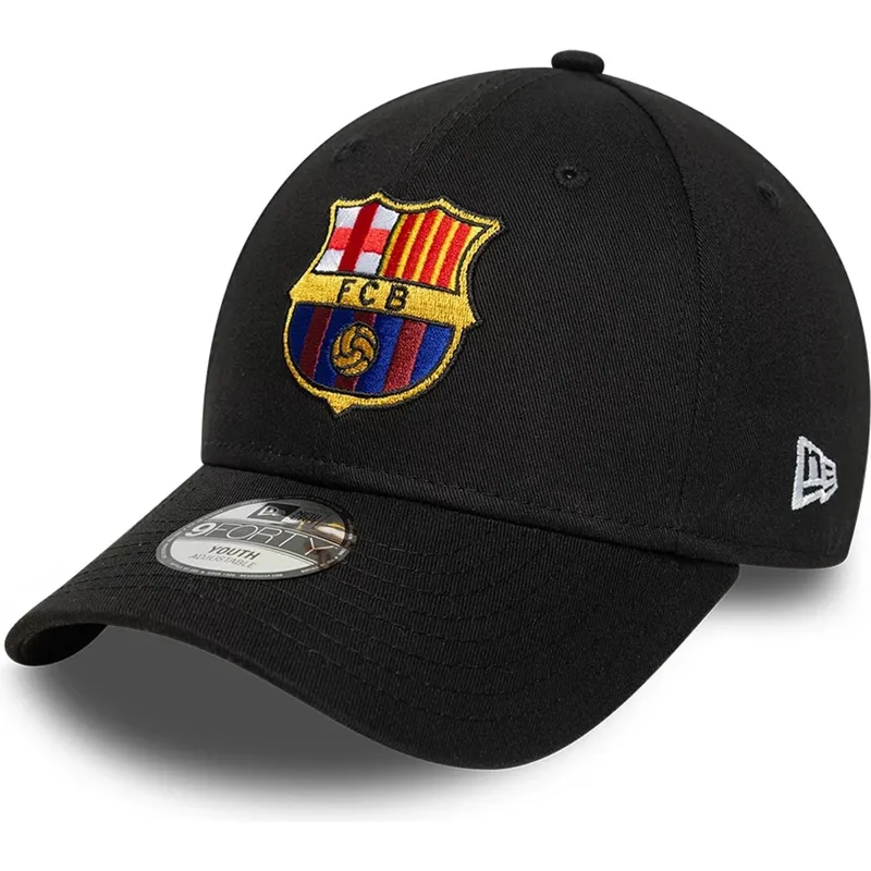 cap-zaoblena-black-snapback-pro-deti-9forty-ajustable-fc-barcelona-laliga-new-era