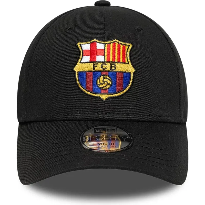 cap-zaoblena-black-snapback-pro-deti-9forty-ajustable-fc-barcelona-laliga-new-era