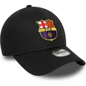 fc-barcelona-laliga-9forty-core-verstellbare-schwarze-kinderkappe-von-new-era