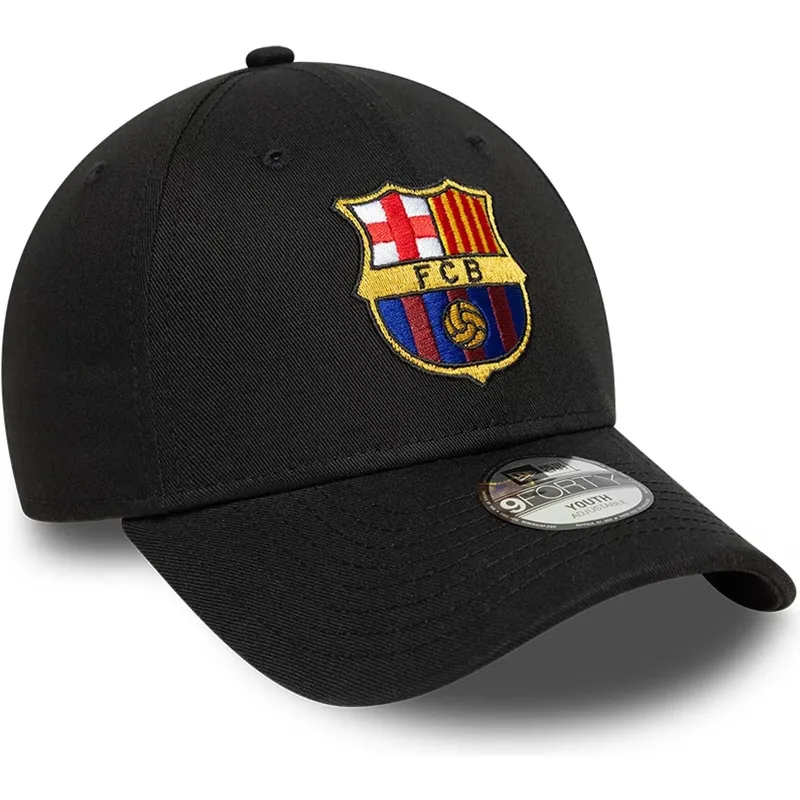 new-era-curved-brim-youth-fc-barcelona-laliga-9forty-core-black-adjustable-cap