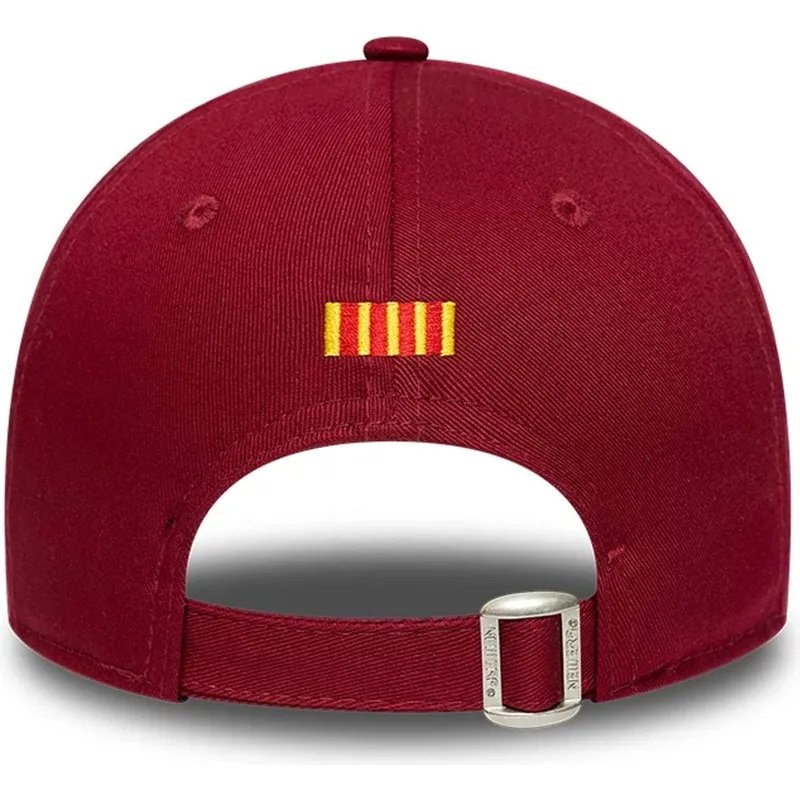 cepice-zaoblena-cervena-snapback-pro-deti-9forty-ajustable-fc-barcelona-laliga-new-era