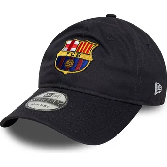 Cap zaoblená navy blue snapback 9TWENTY ajustable FC Barcelona LALIGA New Era
