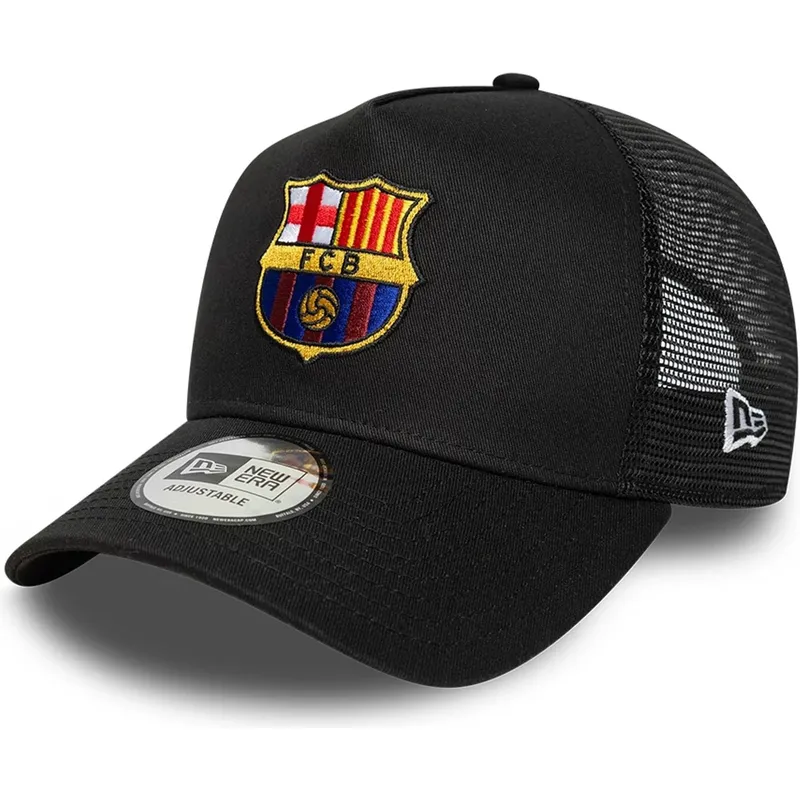cepice-zaoblena-cerna-snapback-a-frame-trucker-fc-barcelona-laliga-new-era
