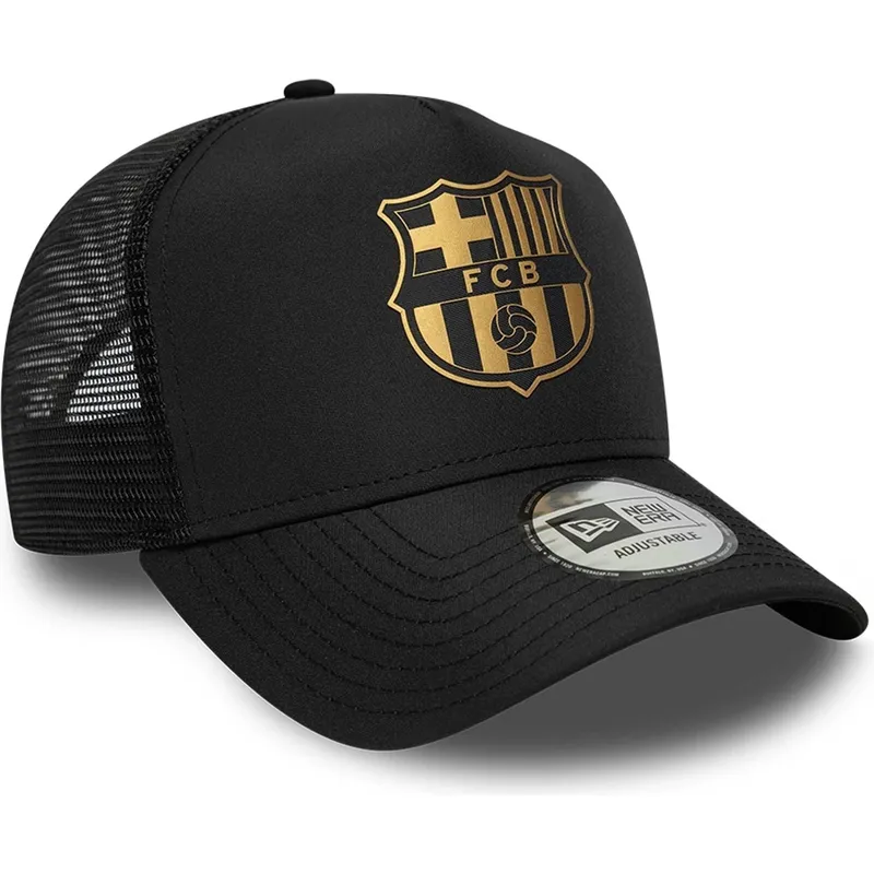 cepice-zaoblena-cerna-snapback-a-frame-trucker-fc-barcelona-laliga-new-era