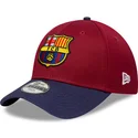 rod-och-bla-bojd-keps-justerbar-for-barn-fc-barcelona-laliga-9forty-contrast-fran-new-era