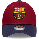 new-era-fc-barcelona-laliga-9forty-contrast-rod-och-bla-justerbar-bojd-keps-for-barn