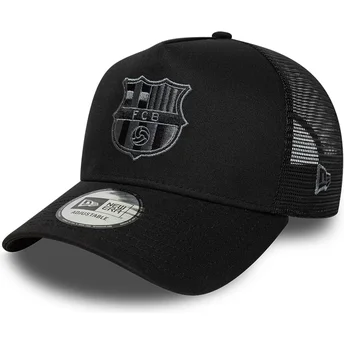New Era FC Barcelona LALIGA A Frame Tonal schwarze Trucker-Cap