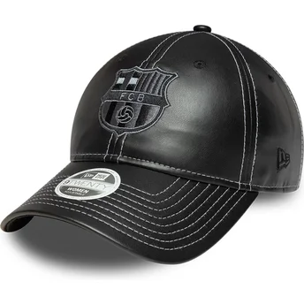 Čepice zaoblená černá snapback 9TWENTY ajustable FC Barcelona LALIGA New Era