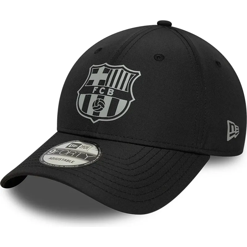gorra-curva-negra-ajustable-de-fc-barcelona-laliga-9forty-reflective-de-new-era
