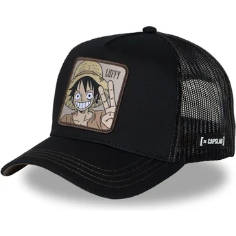 Čepice zaoblená černá snapback OP2 WAN3 Monkey D. Luffy One Piece Capslab
