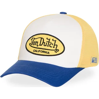 Von Dutch LOF B42 Gelb-Blaue Trucker-Kappe