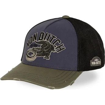 Καπέλο trucker μπλε και πράσινο WILD10 της Von Dutch