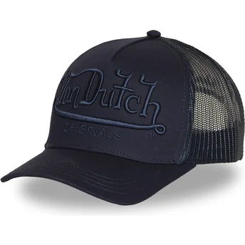 Čepice zaoblená námořnická modrá snapback EMB01 Von Dutch