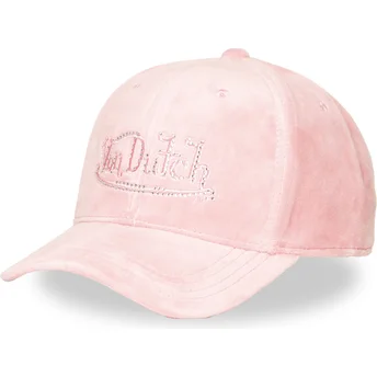 Gebogene verstellbare rosa Kappe VEL P CB von Von Dutch