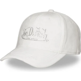 Čepice zaoblená bílá nastavitelný VEL E CB Von Dutch