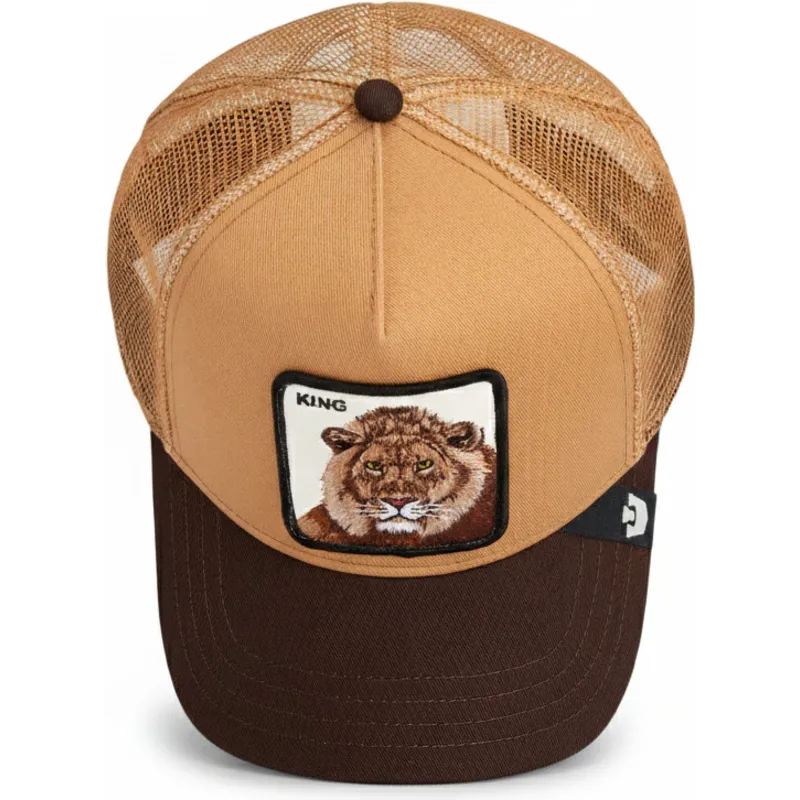 braune-trucker-kappe-lowe-king-mane-man-the-farm-von-goorin-bros