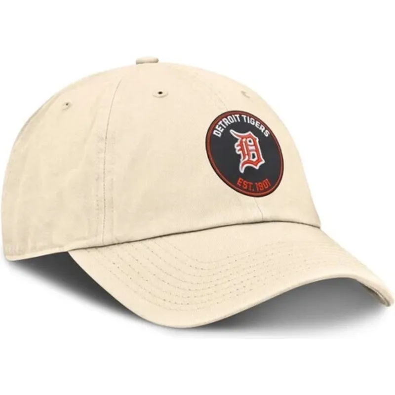 cap-zaoblena-beige-adjustable-strap-club-unstructured-organic-cotton-detroit-tigers-mlb-nike cap-zaoblena-beige-adjustable-strap-club-unstructured-organic-cotton-detroit-tigers-mlb-nike