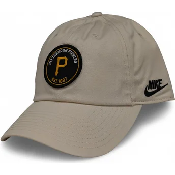Cap zaoblená beige adjustable strap Club Unstructured Organic Cotton Pittsburgh Pirates MLB Nike