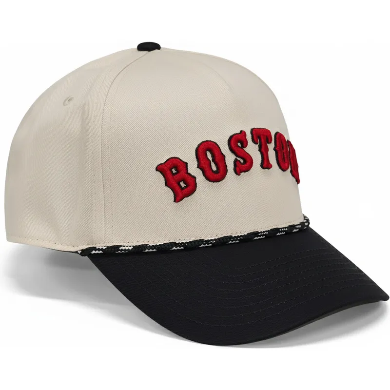 cap-zaoblena-beige-snapback-rise-structured-boston-red-sox-mlb-nike