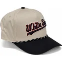 beige-och-svart-bojd-keps-snapback-rise-structured-fran-chicago-white-sox-mlb-av-nike