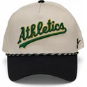 beige-snapback-rise-structured-oakland-athletics-mlb-nike