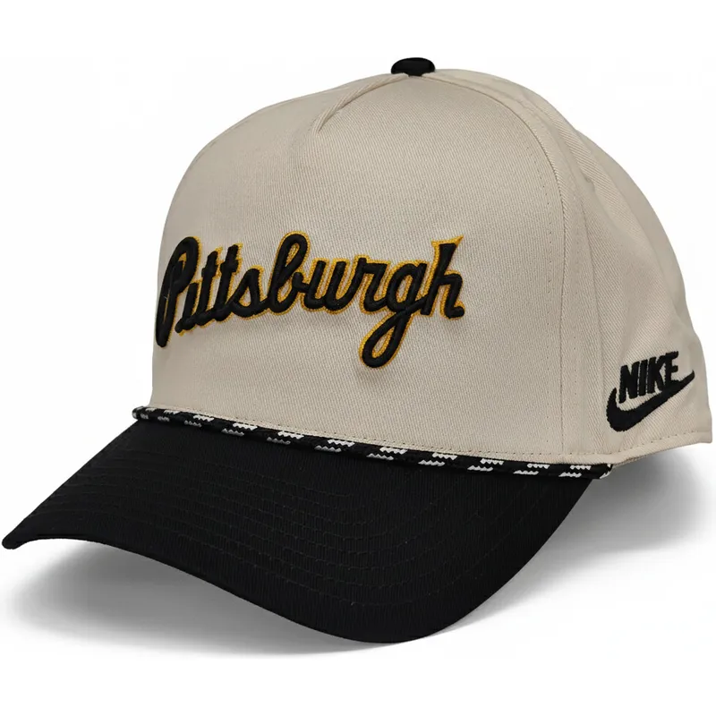 cepice-zaoblena-bezova-snapback-rise-structured-pittsburgh-pirates-mlb-nike