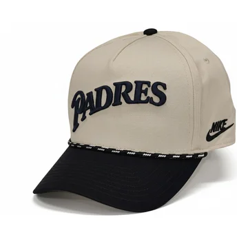 Čepice zaoblená béžová snapback Rise Structured San Diego Padres MLB Nike