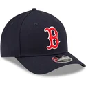 marineblaue-gebogene-snapback-kappe-9forty-m-crown-player-replica-der-boston-red-sox-mlb-von-new-era