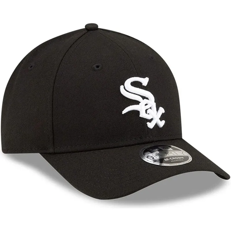 svart-kurvad-keps-snapback-9forty-m-crown-player-replica-fran-chicago-white-sox-mlb-av-new-era