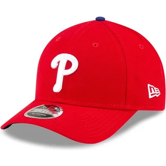 Čepice zaoblená červená snapback 9FORTY M-Crown Player Replica Philadelphia Phillies MLB New Era