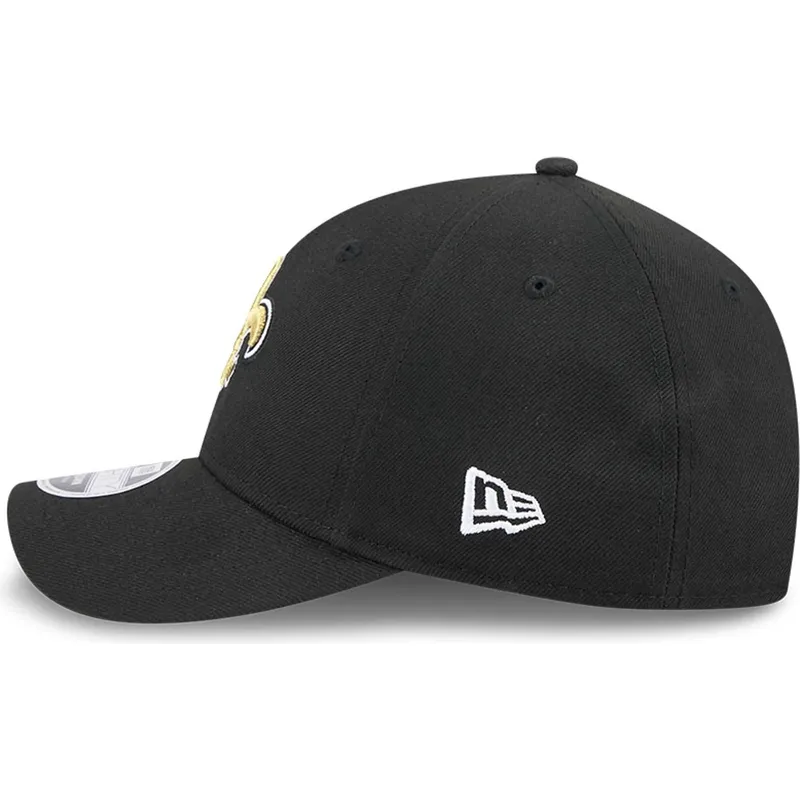 gorra-curva-negra-snapback-9forty-m-crown-team-de-new-orleans-saints-nfl-de-new-era
