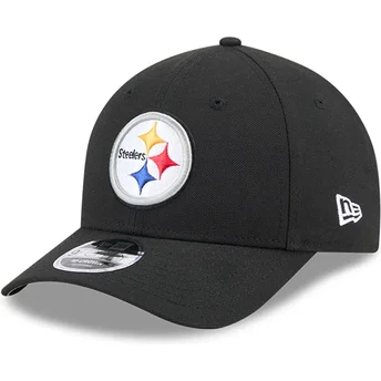Cap zaoblená black snapback 9FORTY M-Crown Team Pittsburgh Steelers NFL New Era