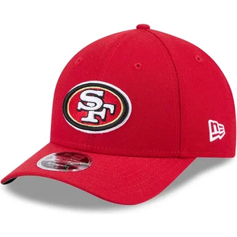 Cap zaoblená red snapback 9FORTY M-Crown Team San Francisco 49ers NFL New Era