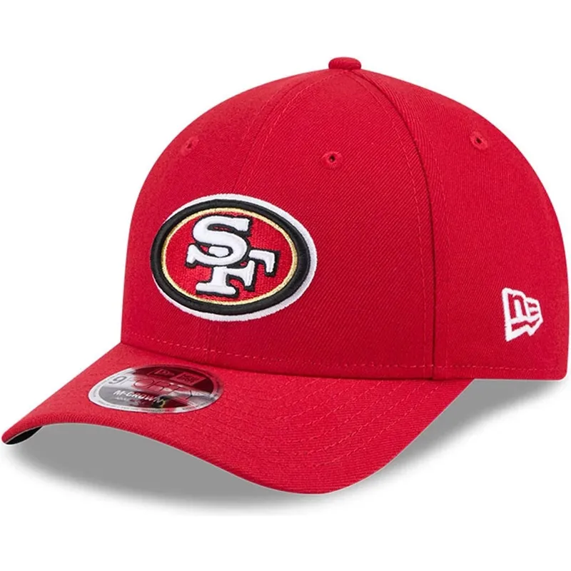 new-era-curved-brim-9forty-m-crown-team-san-francisco-49ers-nfl-red-snapback-cap