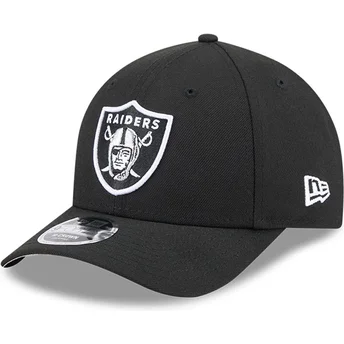 Svart kurvad keps snapback 9FORTY M-Crown Team från Las Vegas Raiders NFL av New Era